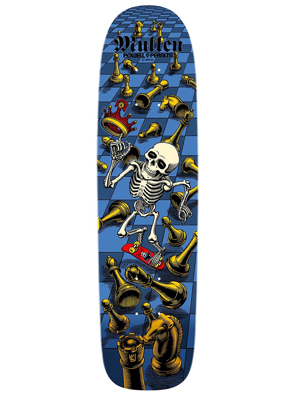 Image of Powell Peralta Rodney Mullen Limited Edition 7.4" Skateboard Deck blu
