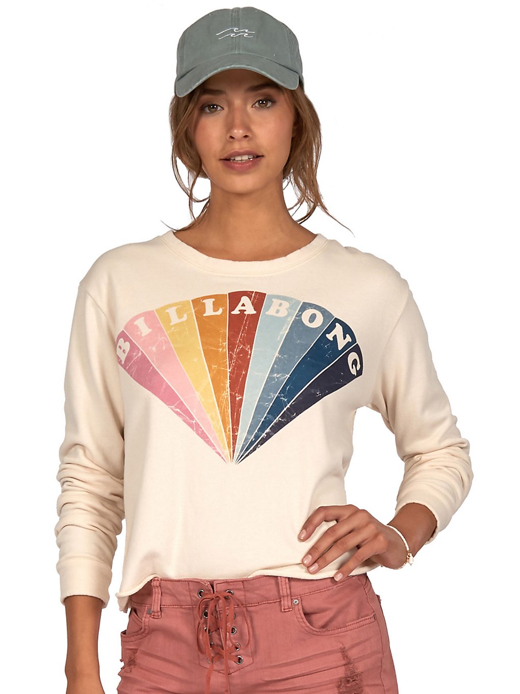 Billabong Crop Crew Sweater Billabong Crop Crew Sweater
