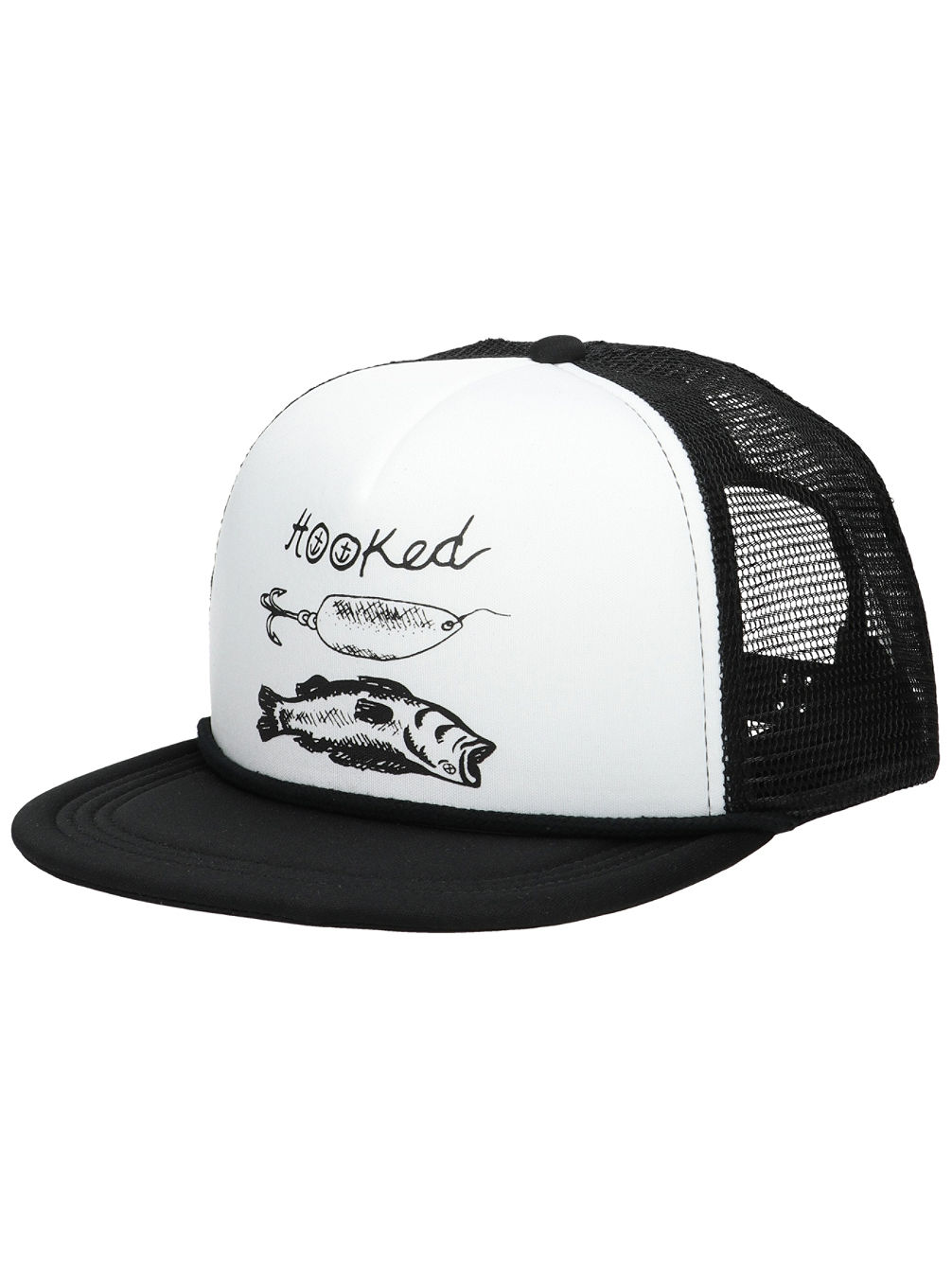 Captain Fin Hooked Foam Trucker Hut Cap Captain Fin Hooked Foam Trucker Hut Cap