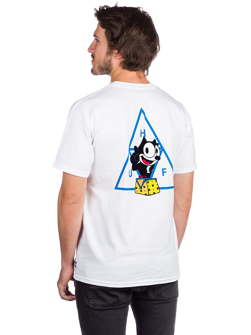 HUF X Felix The Cat Triple Triangle T-Shirt HUF X Felix The Cat Triple Triangle T-Shirt