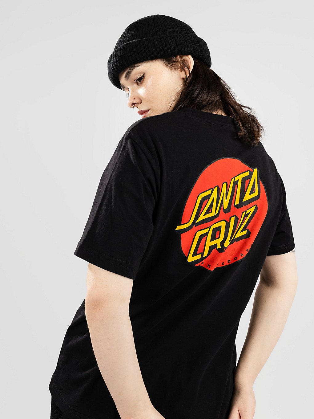 Image of Santa Cruz Classic Dot T-Shirt nero