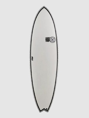 Light Truvalli Fish Cv Pro 6'4 Planche de surf blanc