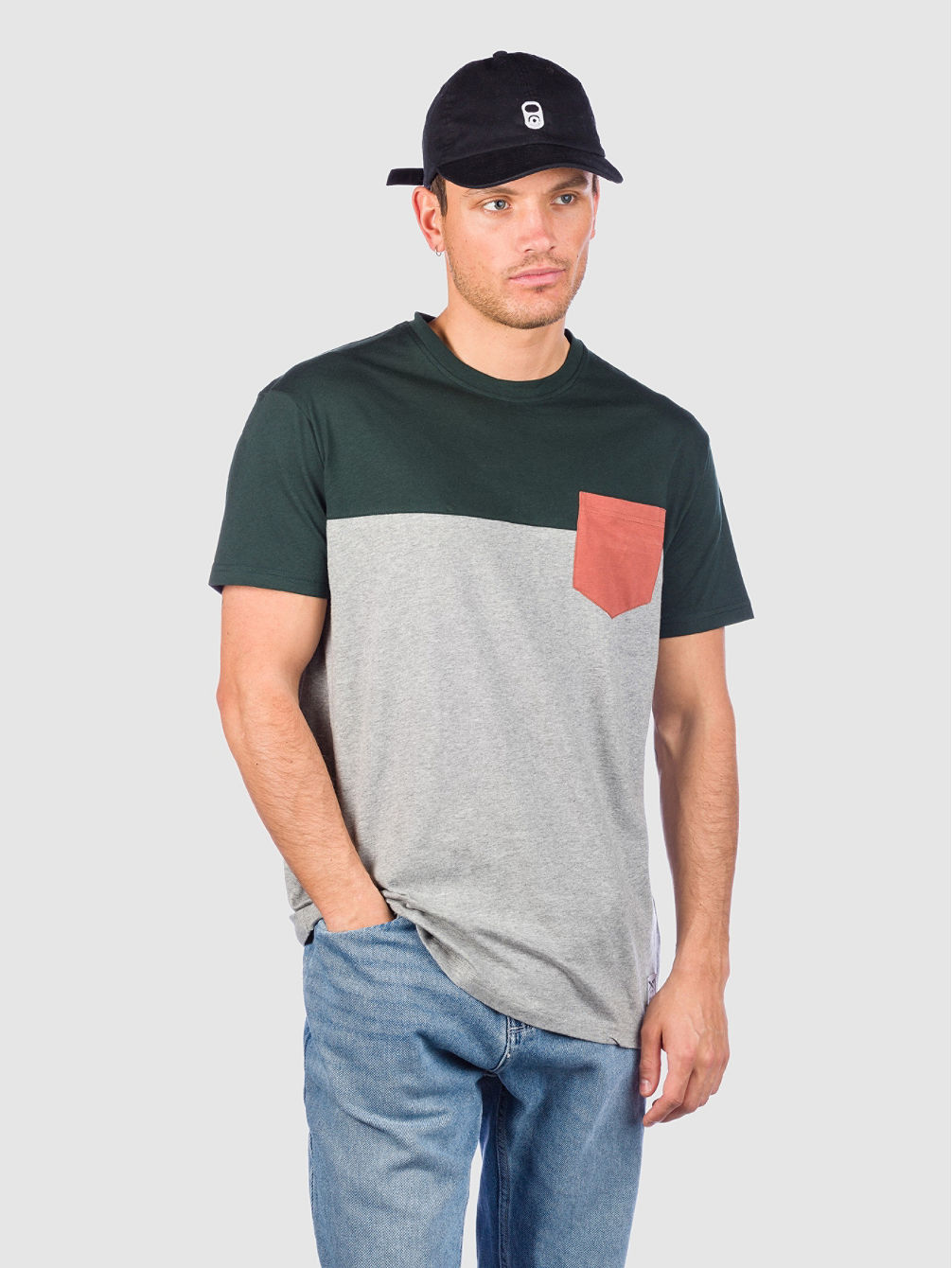 Block Pocket T-skjorte