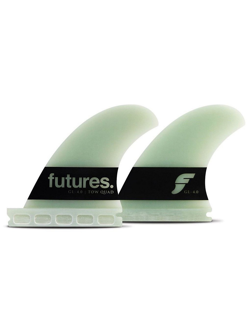 Image of Futures Fins Big Wave Quad G Lopez 4.00 G10 Pinne Set verde