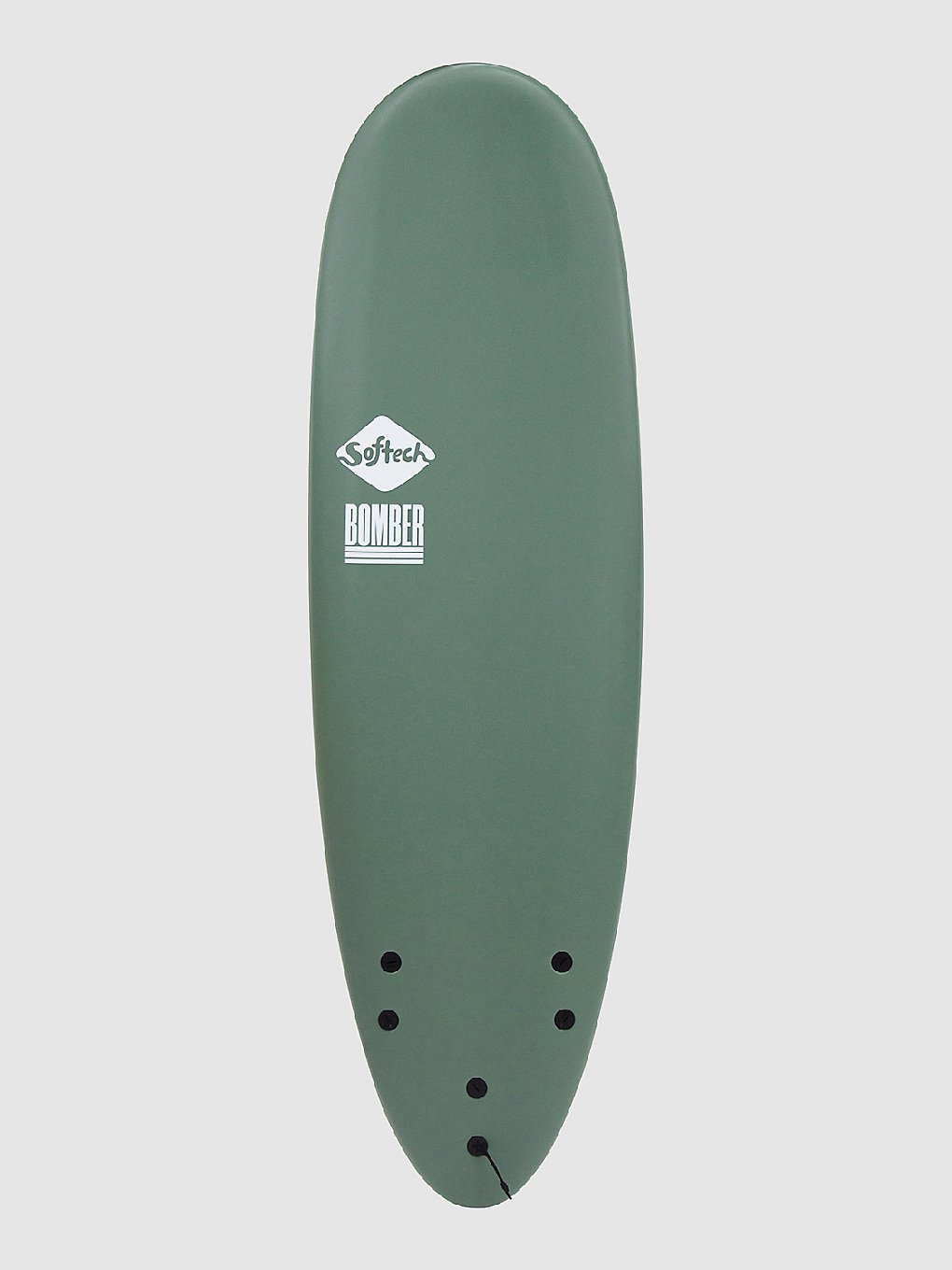 Softech Bomber FCS II 5'10 Softtop Surfboard white