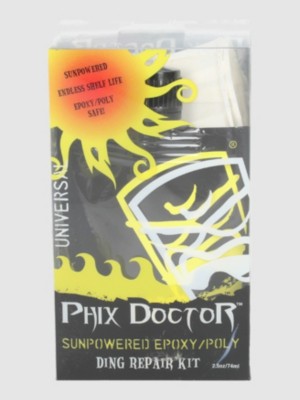 Image of Phixdoctor Epoxy Kit Small 2.5Oz Set per Riparazione Surf giallo