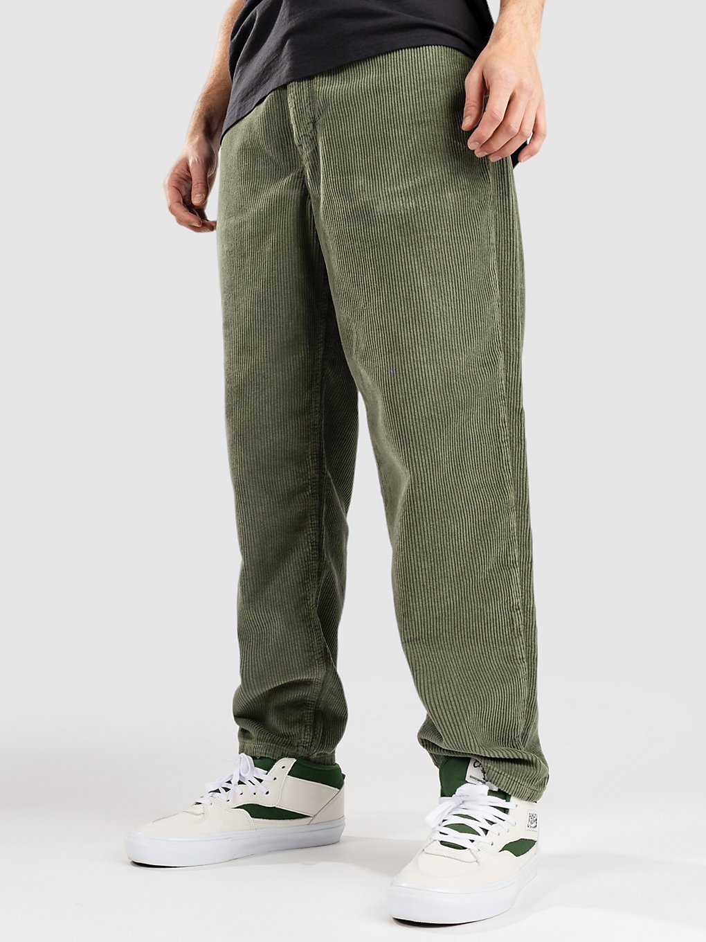 Homeboy X-Tra BAGGY Pantalon en velours vert