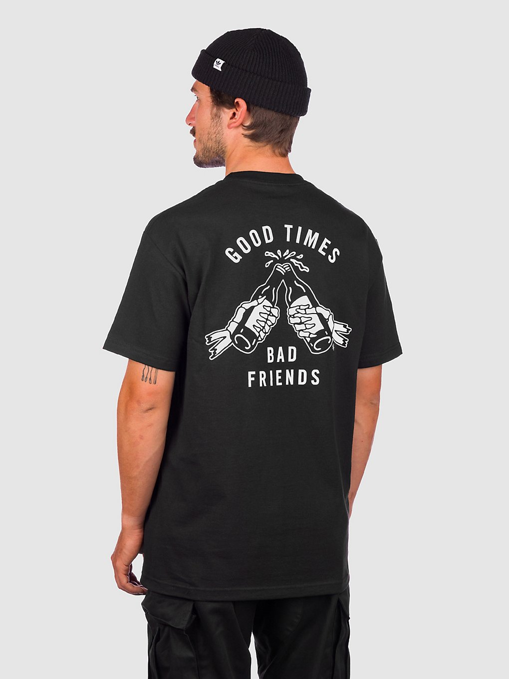 Lurking Class Good Times Bad Friends T-Shirt noir