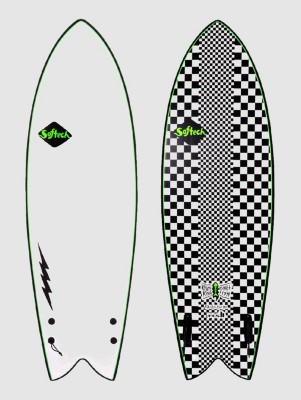 Image of Softech Kyuss Fish 5'8 Softtop Tavola da Surf bianco