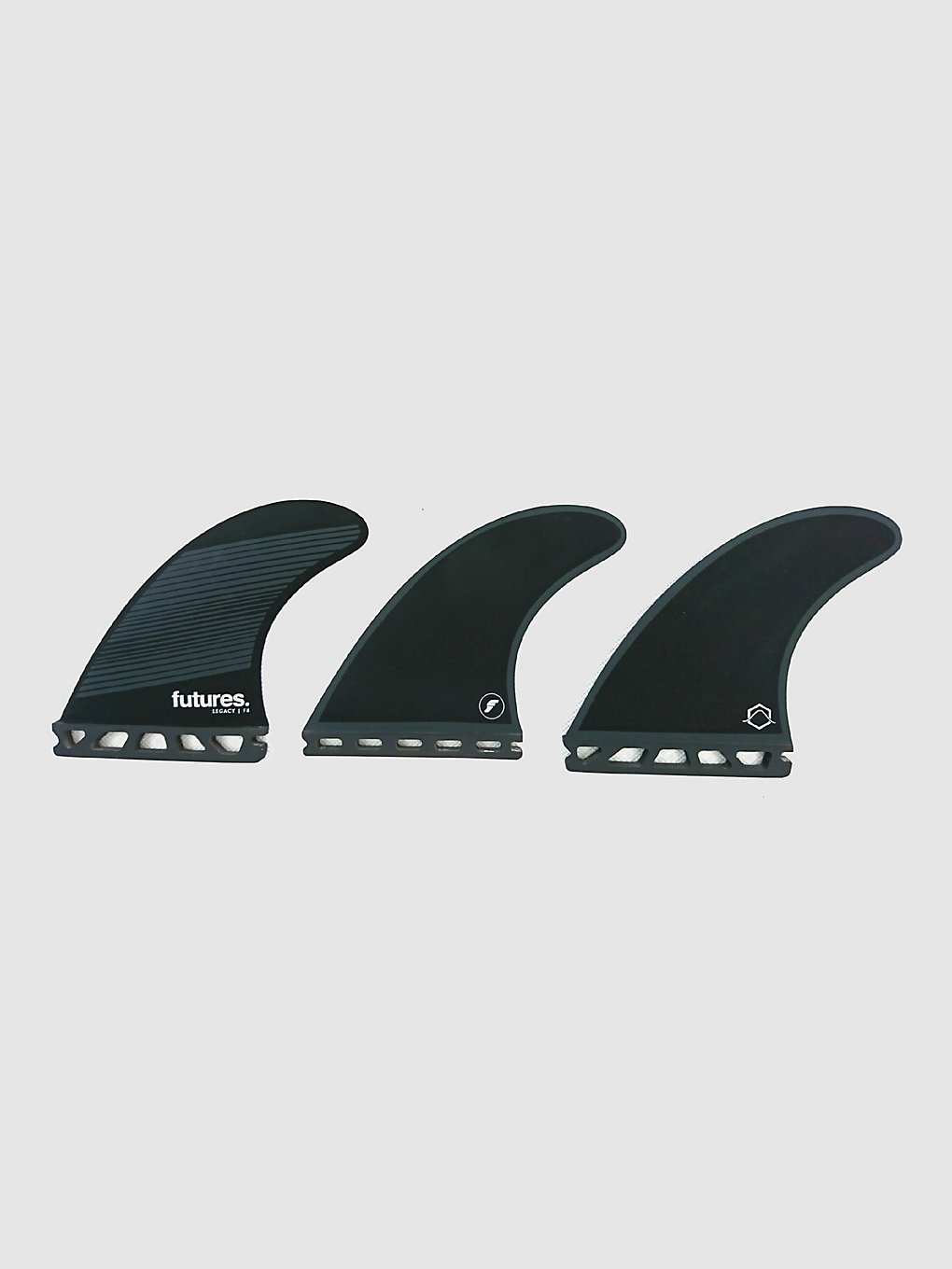 Image of Futures Fins Thruster F8 Honeycomb Legacy Neutral Pinne Set nero