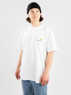 Carhartt WIP American Script T-shirt hvid