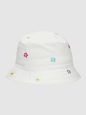 Flower Embroidered Cappello da Pescatore