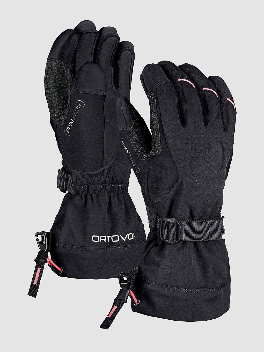 Ortovox Merino Freeride Handschuhe black raven