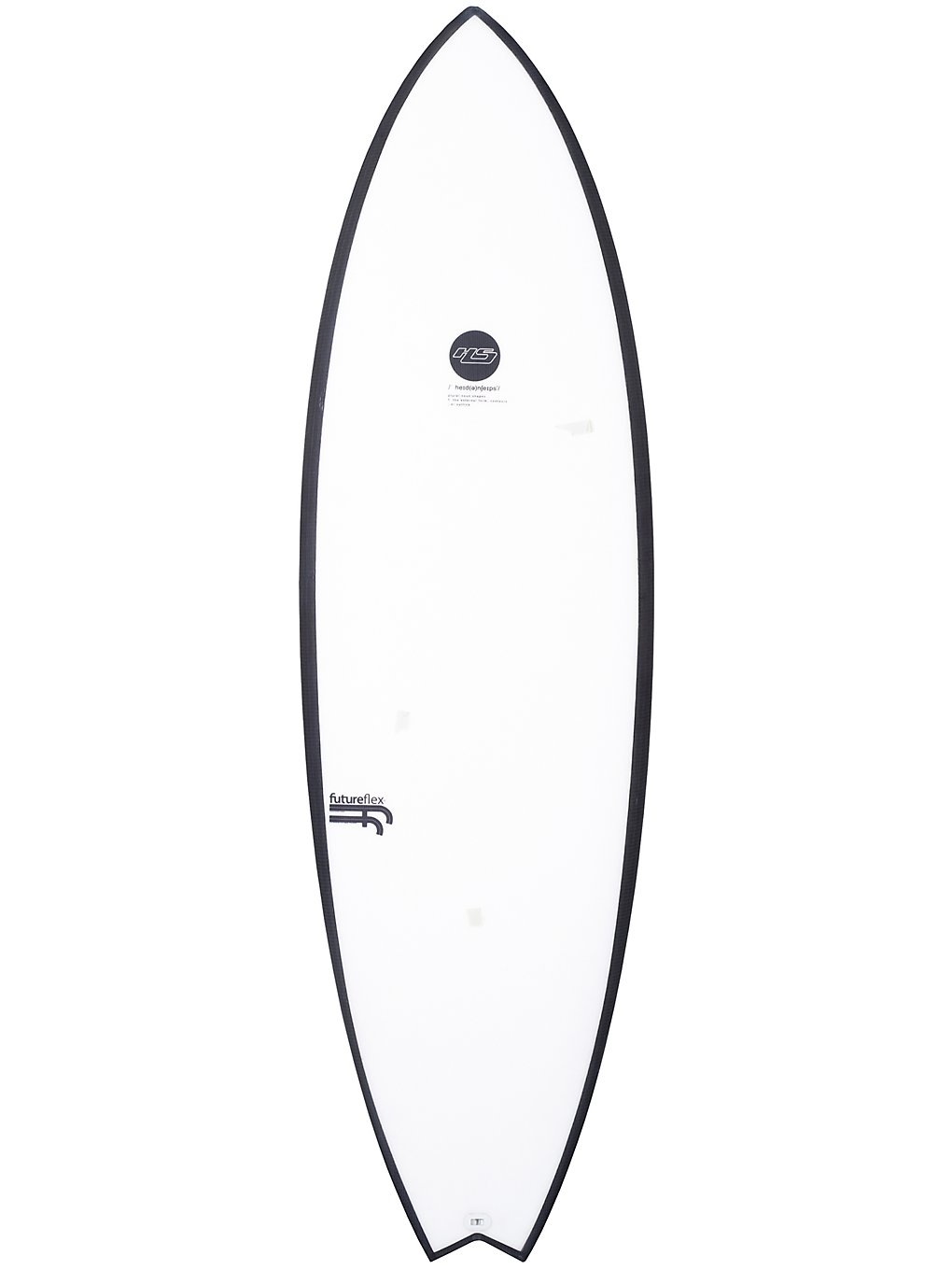 Haydenshapes HyptoKrypto StepUp FutureFlexFutures 6'4 Surfboard black circle branding