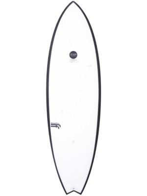 Haydenshapes HyptoKrypto StepUp FutureFlexFutures 6'6 Surfboard black circle branding