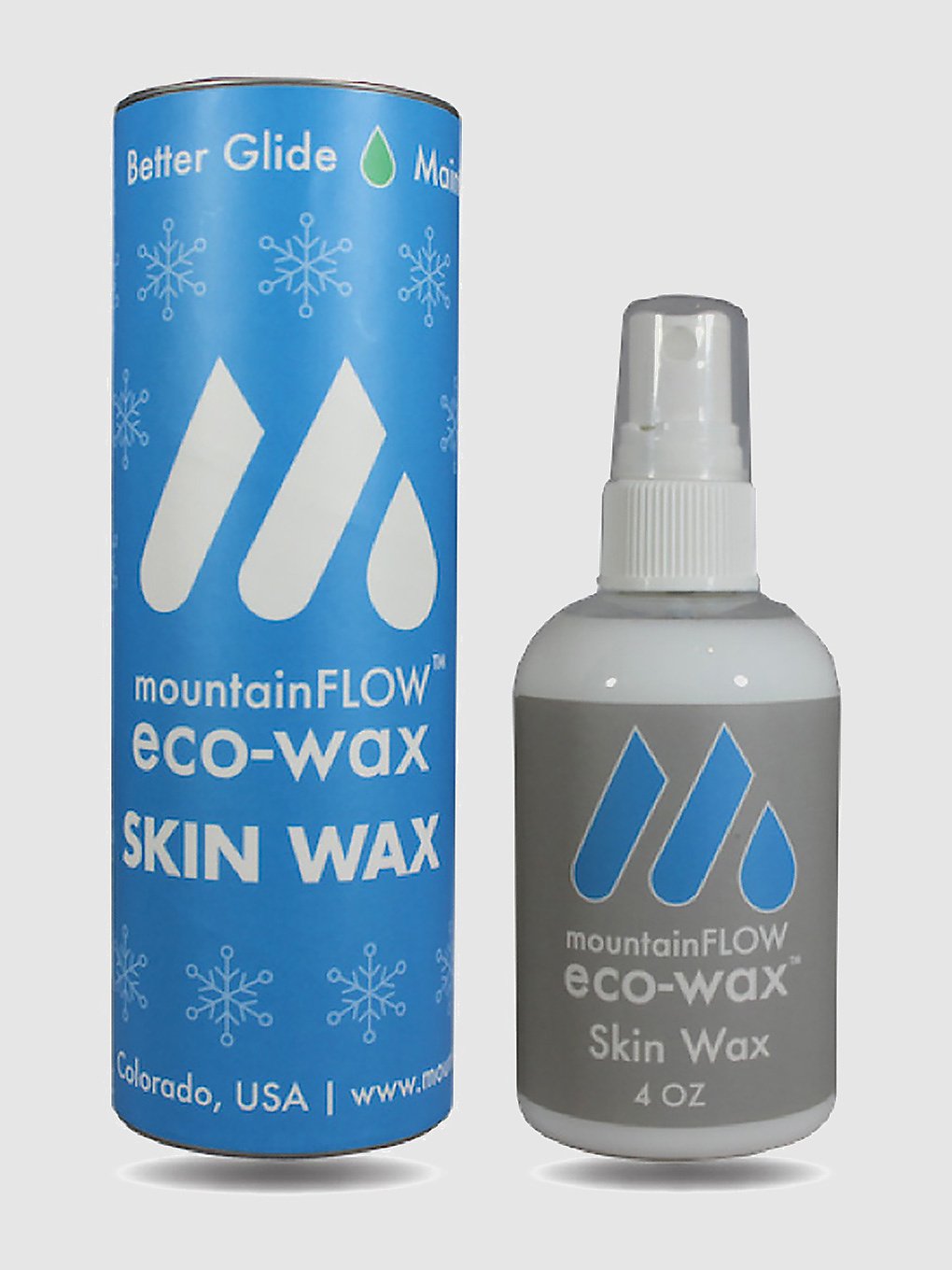 Mountain Flow Skin (Spray)  120G Wachs blue