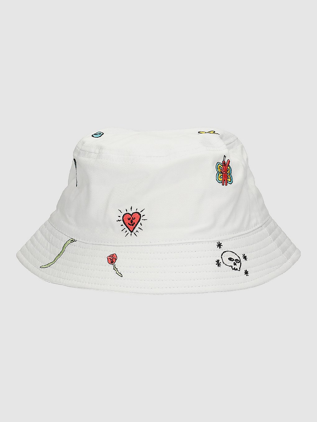 A.Lab Quipster Embroidered Bob blanc