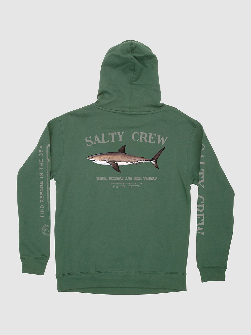 Salty Crew Bruce Hoodie polaire vert