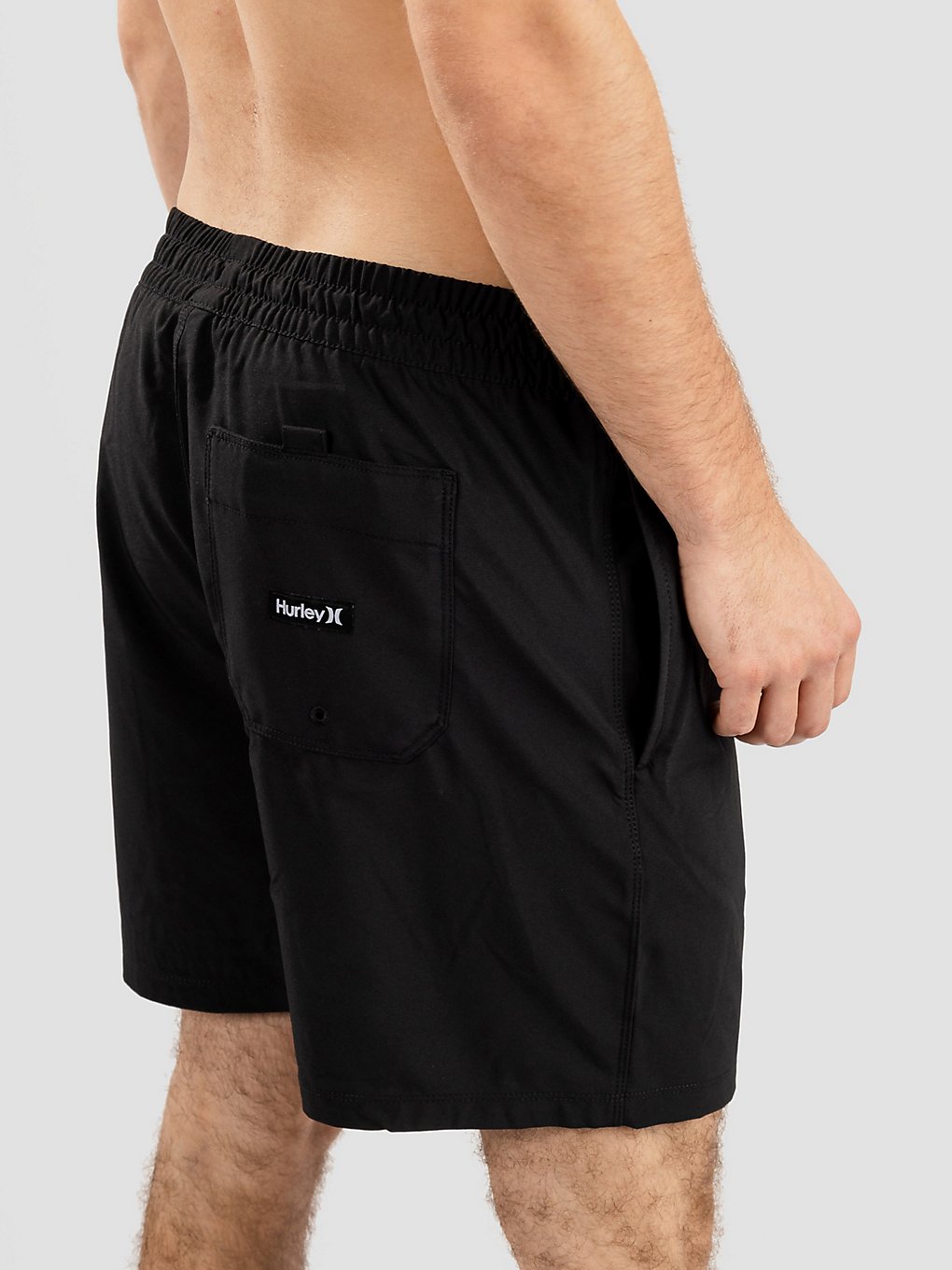 Image of Hurley One & Only Solid Volley 17" Boardshorts nero