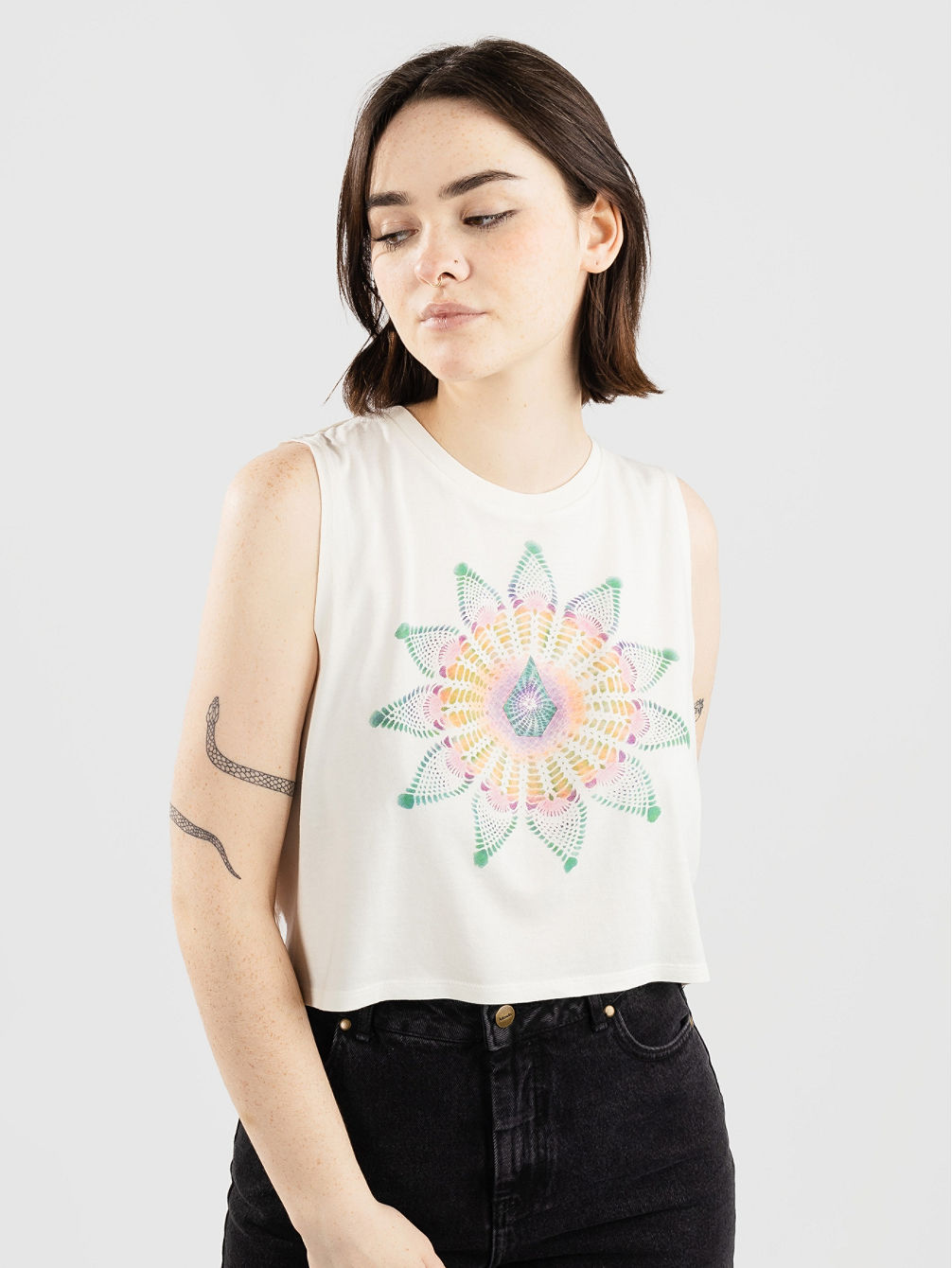 Star Shields Crop Canotta Star Shields Crop Canotta