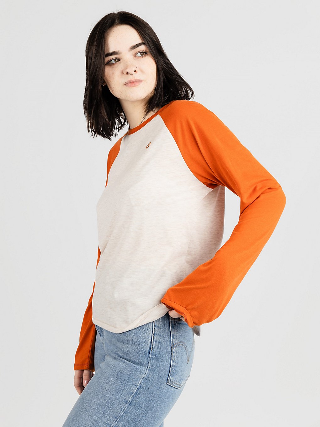 Kazane Wilma T-Shirt manches longues orange