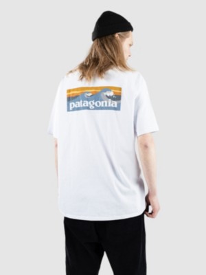 Patagonia Boardshort Logo Pocket Responsibili T-shirt hvid