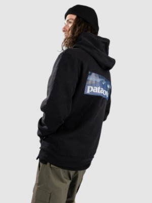 Patagonia Boardshort Logo Uprisal Hættetrøje sort