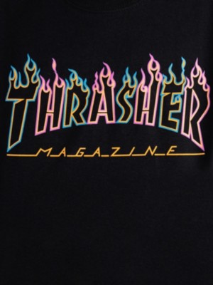 Double Flame Neon Camiseta