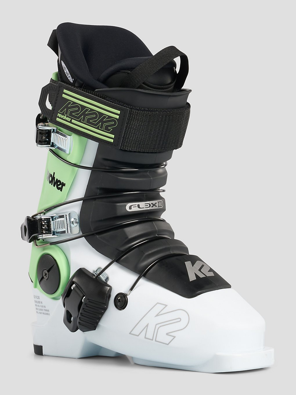 K2 FL3X Revolver 2023 Chaussures de ski vert
