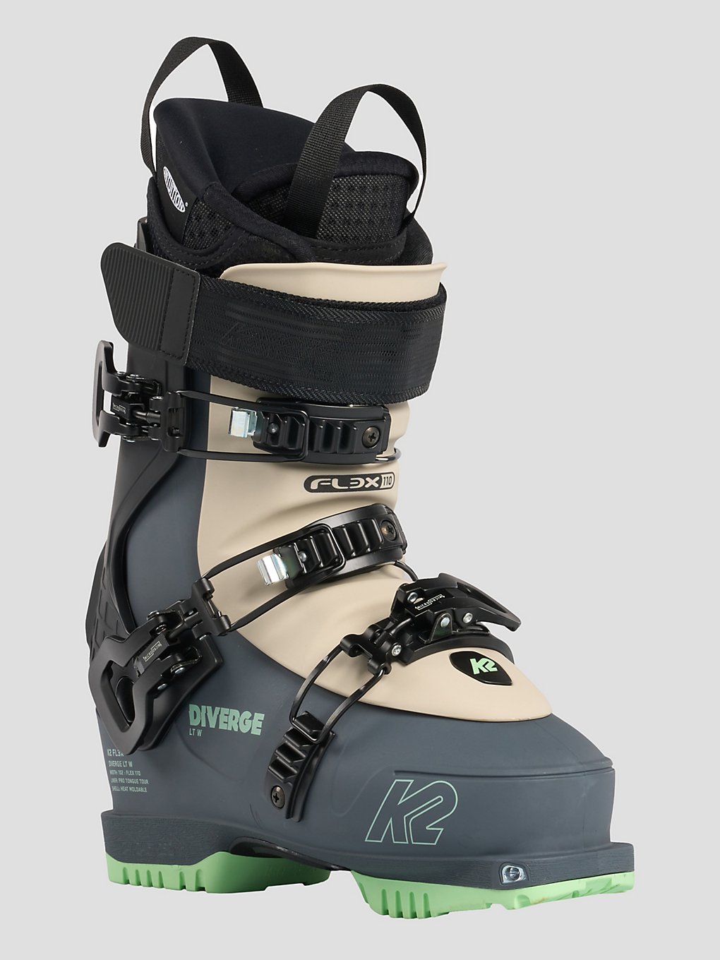 K2 FL3X Diverge LT W 2023 Chaussures de ski gris