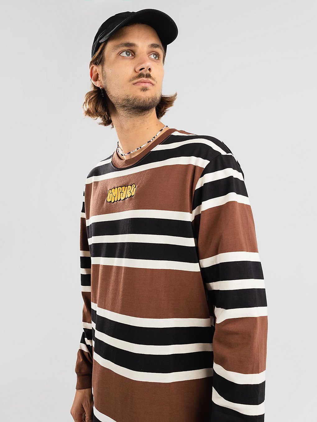 Empyre Logan Knit T-Shirt marron