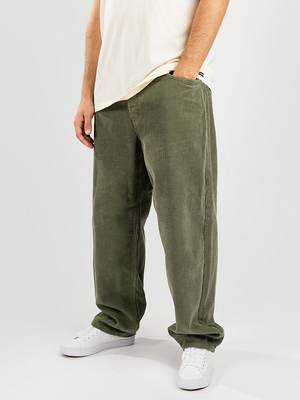 Homeboy X-Tra MONSTER Pantalon en velours vert
