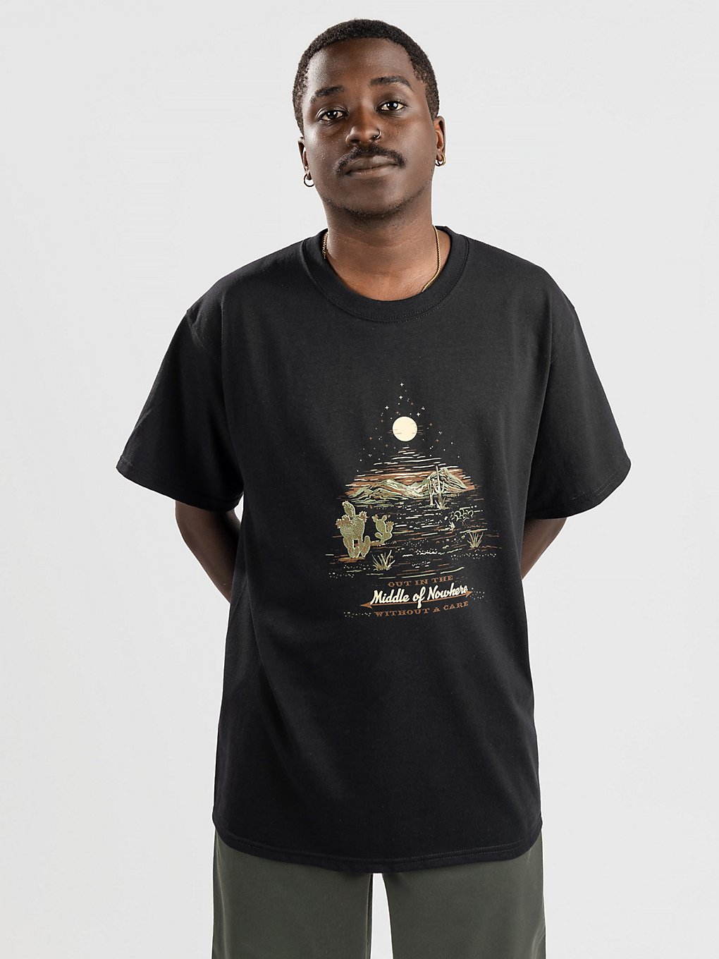 Image of Dravus Middle Of Nowwhere T-Shirt nero