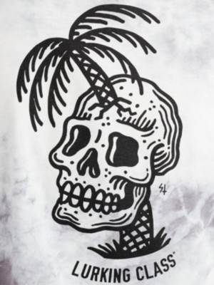 Palm Skull Cropped Camiseta