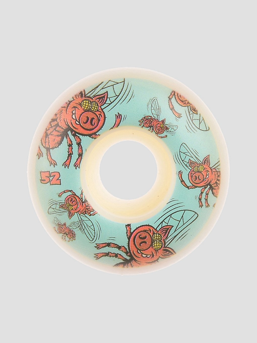 Image of Pig Wheels Pigs Fly 101A 52mm Ruote bianco