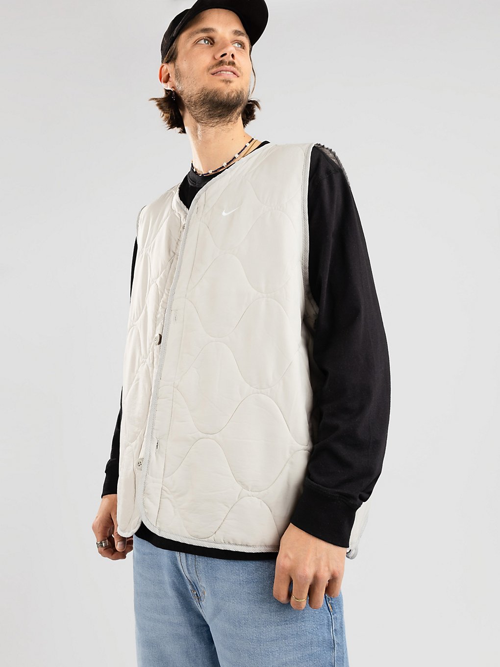 Nike Woven Insulated Military Gilet gris