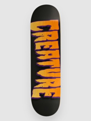 Creature Logo Outline Stumps 8.5" Skateboard deck orange