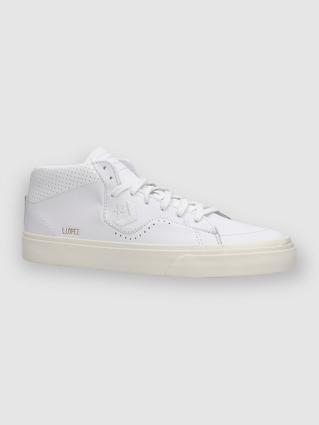 Converse Cons Louie Lopez Pro Mono Leather Chaussures de skate blanc