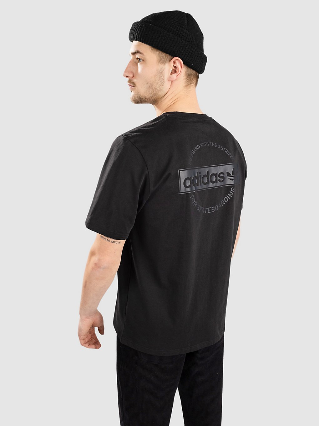 Image of adidas Skateboarding 4.0 Circle T-Shirt nero