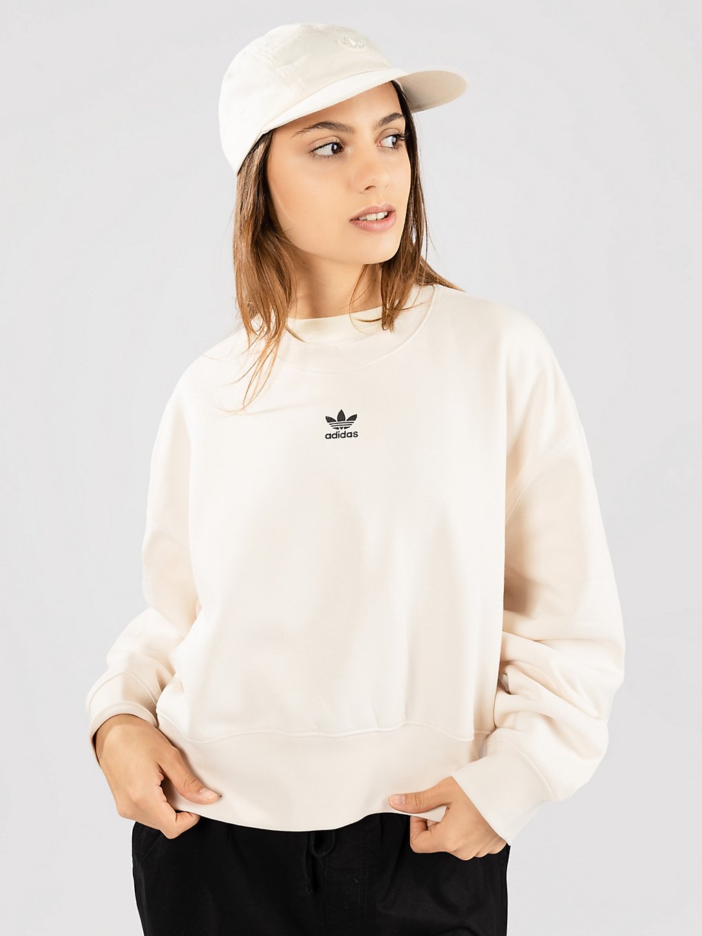 Image of adidas Originals Sweatshirt Felpa bianco