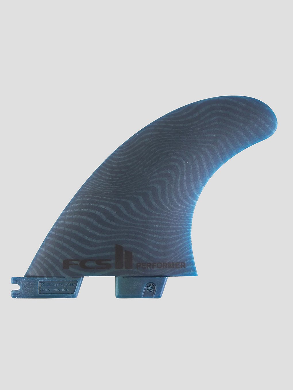 Image of FCS II Performer Neo Glass Tri Small Pinne Set blu
