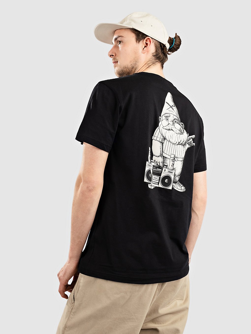 Image of Iriedaily Garden Gnome T-Shirt nero