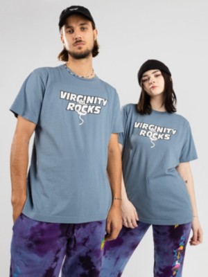 Image of RIPNDIP Virginity Rocks X Nerm T-Shirt blu