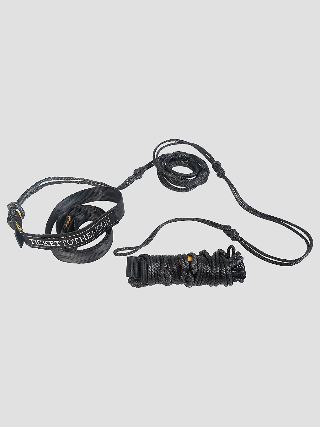 Ticket To The Moon Lightest 1 Set of two UHMPE ropes with 2 Str black