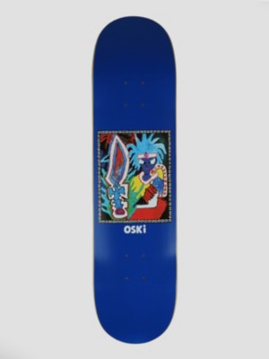 Polar Skate Oskar Rozenberg Tribal Chief 8" Skateboard deck blå