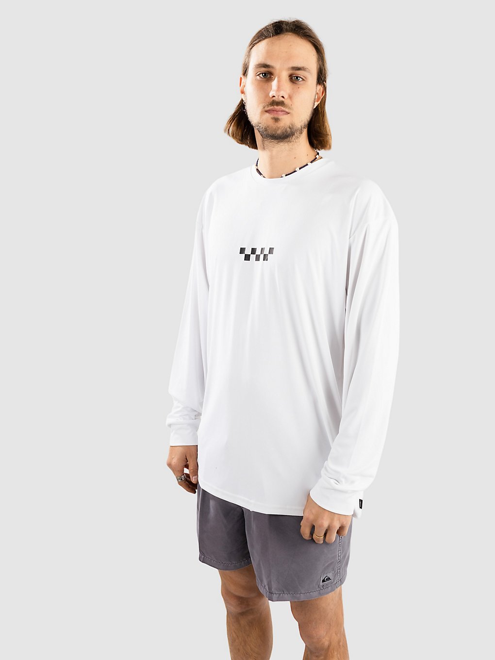 Image of Vans Surf Shirt Longsleeve Lycra bianco