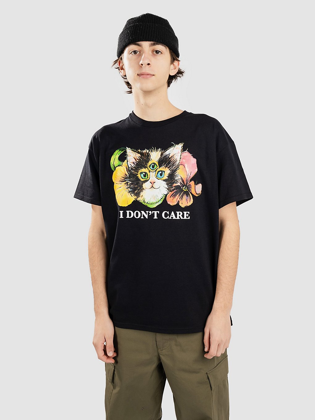 Image of A.Lab I Don't Care T-Shirt nero