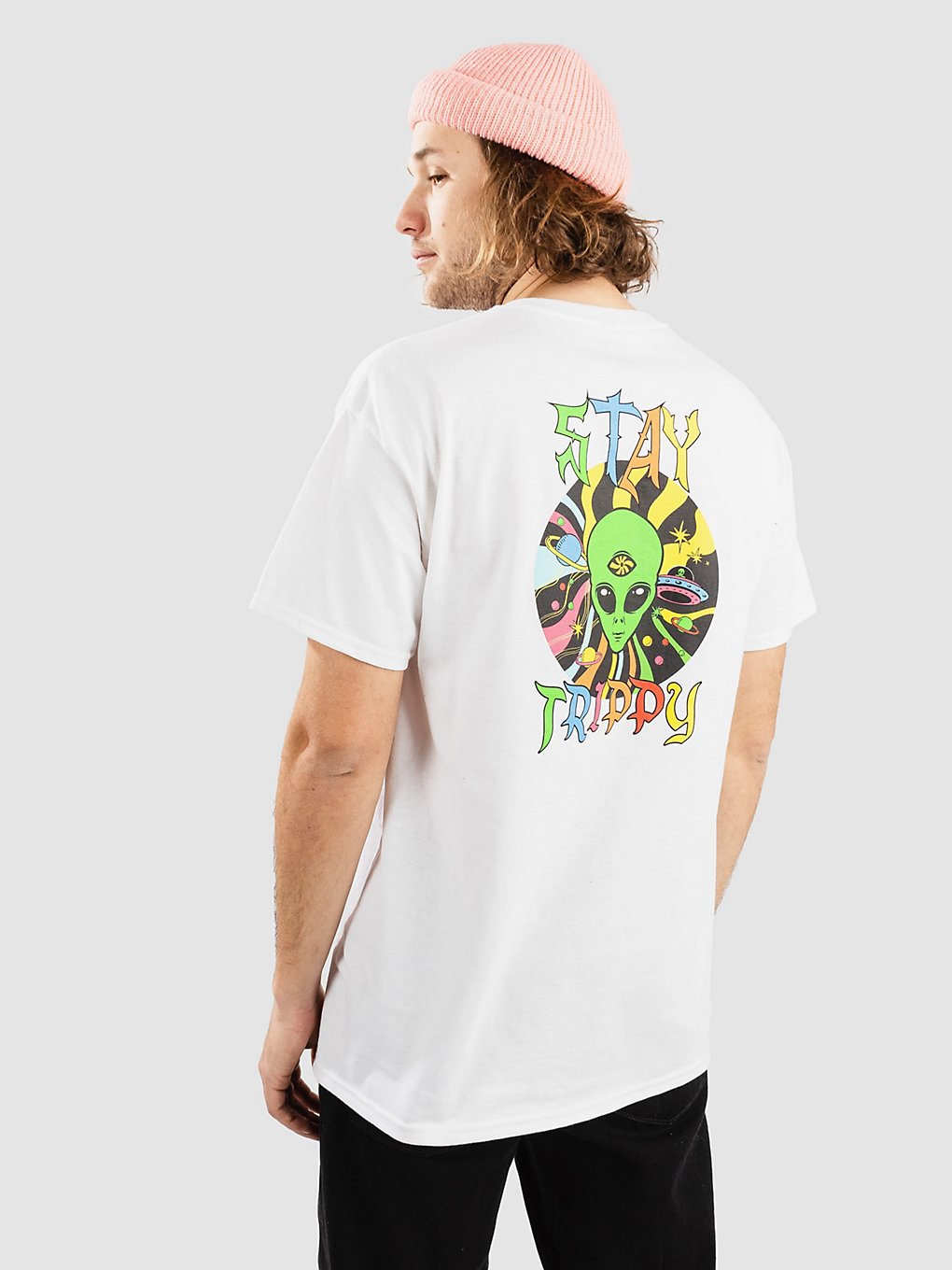 Image of A.Lab Stay Trippy T-Shirt bianco