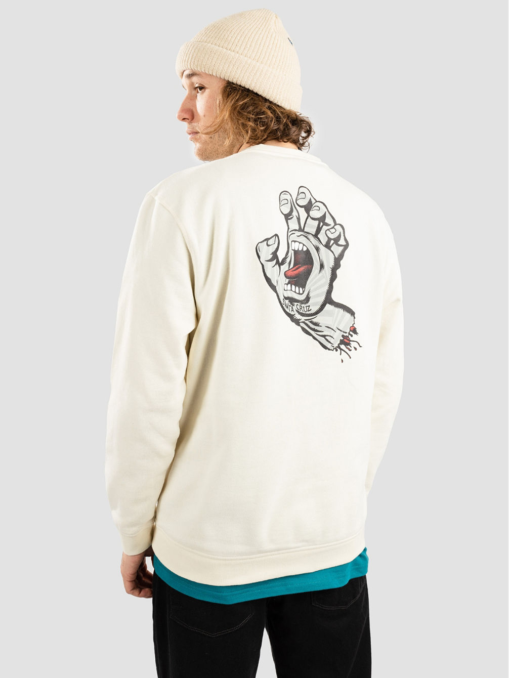Screaming Party Hand Crew Sweter