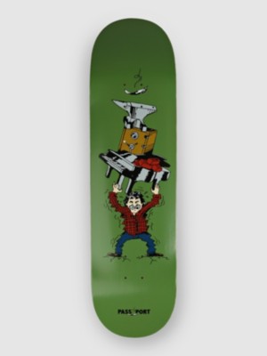 Pass Port Times Are Tough Crumble 8.5" Skateboard deck grøn